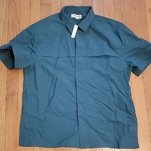 NWT Madewell Resourced Everywear Boxy Short Sleeve Shirt